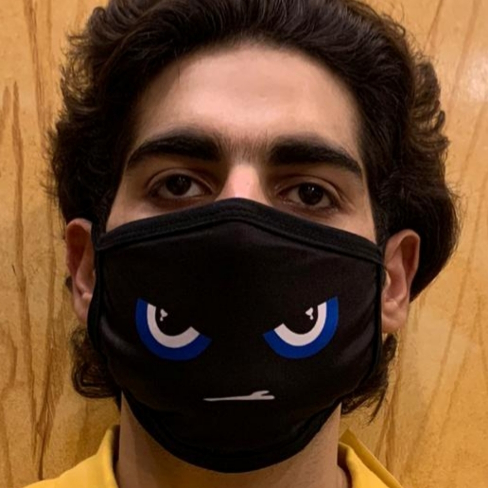 Handmade face masks evil eyes
